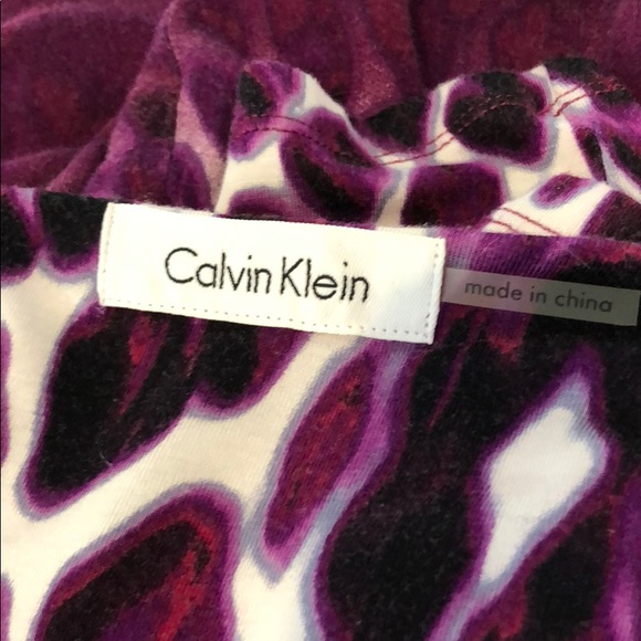 Faux wrap Calvin Klein knit top - Picture 6 of 6